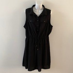 Mario Serrani Black Dress